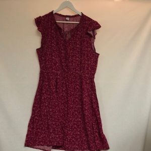 Old Navy. Pink floral dress. Size XL